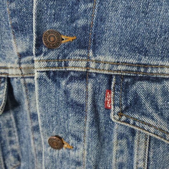Levis Denim Trucker Jacket Vintage 90s 70507-4890 Mens Size Large - Picture 2 of 6